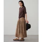 【Loungedress】【INDIA】ギャザーティアードレースSK | PAL GROUP OUTLET | 詳細画像13 