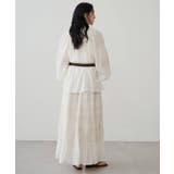 【Loungedress】【INDIA】ギャザーティアードレースSK | PAL GROUP OUTLET | 詳細画像24 