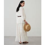 【Loungedress】【INDIA】ギャザーティアードレースSK | PAL GROUP OUTLET | 詳細画像25 