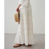 【Loungedress】【INDIA】ギャザーティアードレースSK | PAL GROUP OUTLET | 詳細画像27 