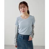 SAX | 【Kastane】レイヤードカットソーSET | PAL GROUP OUTLET