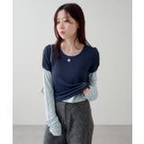 NVY | 【Kastane】レイヤードカットソーSET | PAL GROUP OUTLET