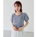 【Kastane】ボーダーパフ半袖ニット | PAL GROUP OUTLET | 詳細画像19