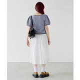 【Kastane】ボーダーパフ半袖ニット | PAL GROUP OUTLET | 詳細画像25