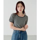 【Kastane】ボーダーパフ半袖ニット | PAL GROUP OUTLET | 詳細画像2