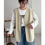 ベージュ | 【Discoat】バックサテンハンティングベスト | PAL GROUP OUTLET
