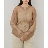 【Kastane】SHEER BORDER HENLEY | PAL GROUP OUTLET | 詳細画像2