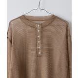 【Kastane】SHEER BORDER HENLEY | PAL GROUP OUTLET | 詳細画像6