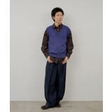 【Kastane】BOUCLE V-NECK KNIT VEST | PAL GROUP OUTLET | 詳細画像14