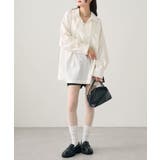 【mystic】襟付きスキッパーシャツ | PAL GROUP OUTLET | 詳細画像7