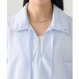 【mystic】襟付きスキッパーシャツ | PAL GROUP OUTLET | 詳細画像31