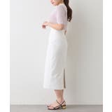 【La boutique BonBon】ペーパーヤーンフリルVネックKN | PAL GROUP OUTLET | 詳細画像20 