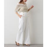 【La boutique BonBon】ペーパーヤーンフリルVネックKN | PAL GROUP OUTLET | 詳細画像33 