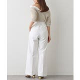 【La boutique BonBon】ペーパーヤーンフリルVネックKN | PAL GROUP OUTLET | 詳細画像34 