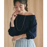 NVY | 【La boutique BonBon】クールタッチUVすっきりオフショルKN | PAL GROUP OUTLET