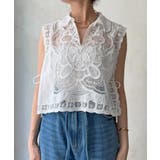 【DouDou】レース刺繍襟付タンクブラウス | PAL GROUP OUTLET | 詳細画像10 