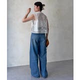 【DouDou】レース刺繍襟付タンクブラウス | PAL GROUP OUTLET | 詳細画像5 