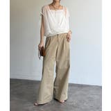【DouDou】W 前後2WAYチュールカシュクールプルオーバー | PAL GROUP OUTLET | 詳細画像1