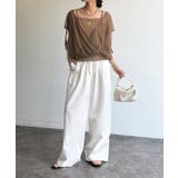 【DouDou】W 前後2WAYチュールカシュクールプルオーバー | PAL GROUP OUTLET | 詳細画像14