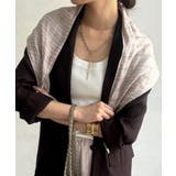 【DouDou】リネン混ストライプストール付パンツ | PAL GROUP OUTLET | 詳細画像35