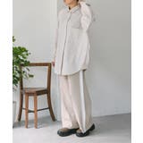 【ear PAPILLONNER】スウェット切替シャツ【SUM1 STYLE】 | PAL GROUP OUTLET | 詳細画像5