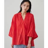 【Loungedress】【INDIA】スキッパー刺繍BL | PAL GROUP OUTLET | 詳細画像7
