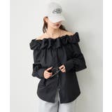 BLK | 【mystic】コットンキャンディブラウス | PAL GROUP OUTLET