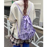 PURPLE | 【CIAOPANIC TYPY】H.Sスパンコールナップサック | PAL GROUP OUTLET