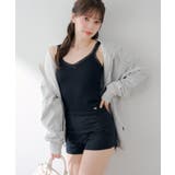 【Chico】カップ付アソートリブキャミ | PAL GROUP OUTLET | 詳細画像1 