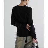 【Lui's】シルク混シアーリブカーディガン | PAL GROUP OUTLET | 詳細画像14 