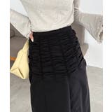 【CAPRICIEUX LE'MAGE】ラインギャザーSK | PAL GROUP OUTLET | 詳細画像6 