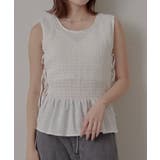 【mline】チェック ギャザーブラウス | PAL GROUP OUTLET | 詳細画像2 