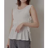 【mline】チェック ギャザーブラウス | PAL GROUP OUTLET | 詳細画像3 