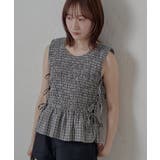 【mline】チェック ギャザーブラウス | PAL GROUP OUTLET | 詳細画像21 