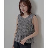 【mline】チェック ギャザーブラウス | PAL GROUP OUTLET | 詳細画像23 