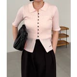 【CAPRICIEUX LE'MAGE】ハーフスリーブポロニット | PAL GROUP OUTLET | 詳細画像13