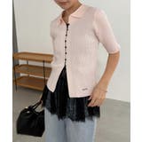 【CAPRICIEUX LE'MAGE】ハーフスリーブポロニット | PAL GROUP OUTLET | 詳細画像5