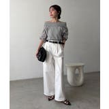 【CAPRICIEUX LE'MAGE】異素材パフオフショルＴ | PAL GROUP OUTLET | 詳細画像3 