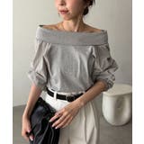 【CAPRICIEUX LE'MAGE】異素材パフオフショルＴ | PAL GROUP OUTLET | 詳細画像4 