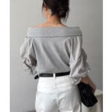 【CAPRICIEUX LE'MAGE】異素材パフオフショルＴ | PAL GROUP OUTLET | 詳細画像8 