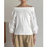 【CAPRICIEUX LE'MAGE】異素材パフオフショルＴ | PAL GROUP OUTLET | 詳細画像19 