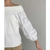 【CAPRICIEUX LE'MAGE】異素材パフオフショルＴ | PAL GROUP OUTLET | 詳細画像23 