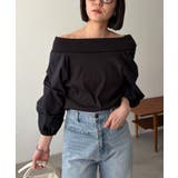 【CAPRICIEUX LE'MAGE】異素材パフオフショルＴ | PAL GROUP OUTLET | 詳細画像14 