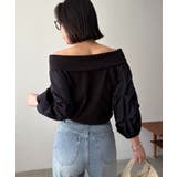 【CAPRICIEUX LE'MAGE】異素材パフオフショルＴ | PAL GROUP OUTLET | 詳細画像16 
