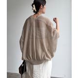 【DouDou】W ストローヤーンカノコ柄ポンチョニツト | PAL GROUP OUTLET | 詳細画像10