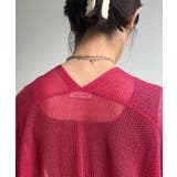 【DouDou】W ストローヤーンカノコ柄ポンチョニツト | PAL GROUP OUTLET | 詳細画像23