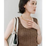 【RIVE DROITE】ストール付ラメリブタンクトップ | PAL GROUP OUTLET | 詳細画像12 