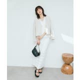 【RIVE DROITE】ペーパーリネンノーカラーJK | PAL GROUP OUTLET | 詳細画像15 