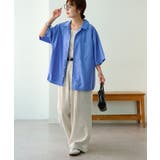 【Discoat】裾ドロストオープンカラーオーバーシャツ | PAL GROUP OUTLET | 詳細画像11