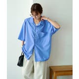 【Discoat】裾ドロストオープンカラーオーバーシャツ | PAL GROUP OUTLET | 詳細画像6